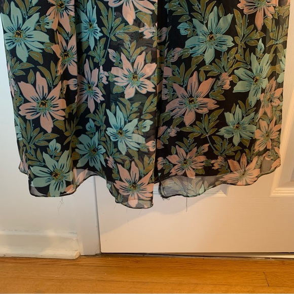 Jill Stuart Silk Floral Maxi Cut-Out - Picture 10 of 11